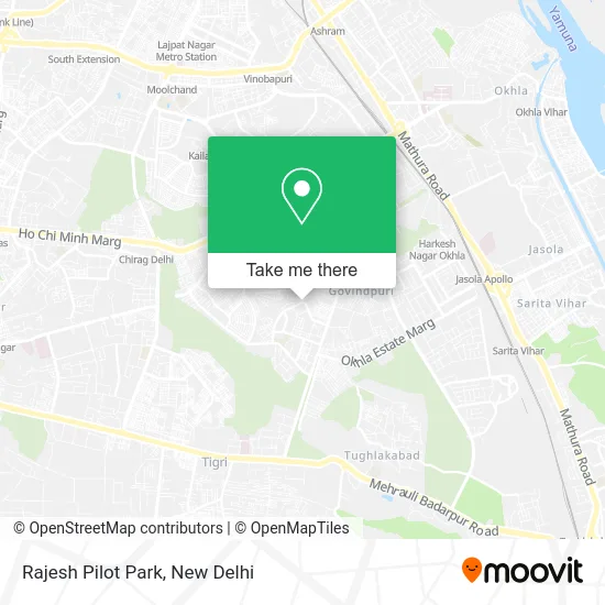 Rajesh Pilot Park map