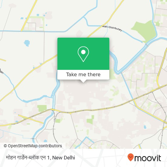 मोहन गार्डेन-ब्लॉक एन 1 map