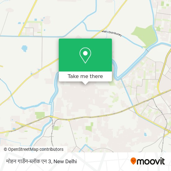 मोहन गार्डेन-ब्लॉक एन 3 map