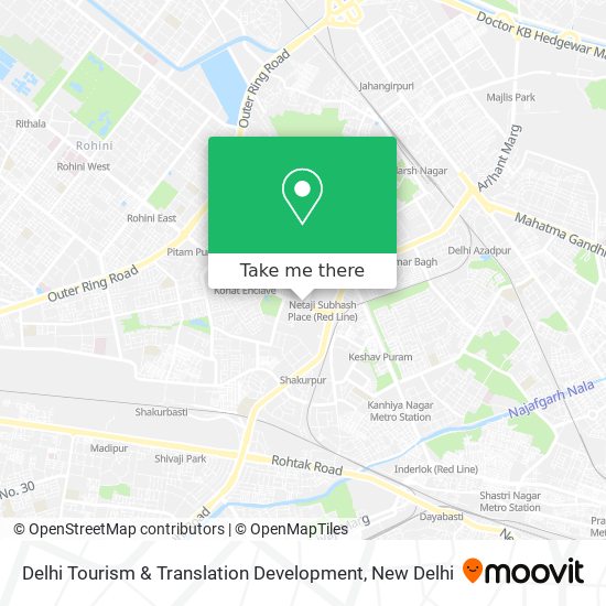 Delhi Tourism & Translation Development map