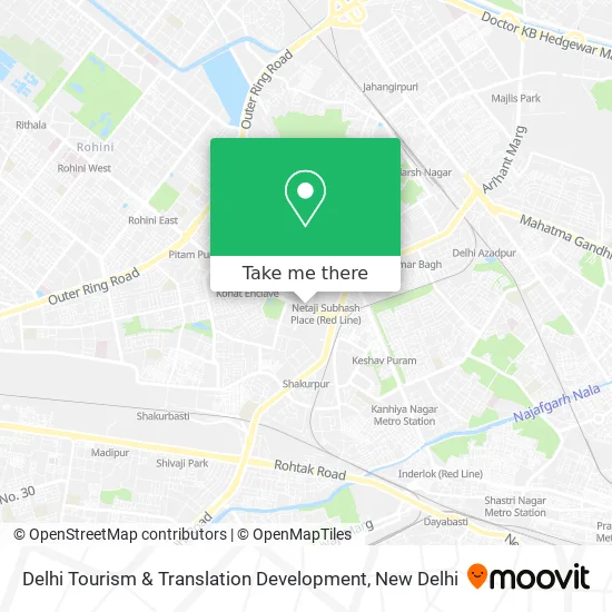 Delhi Tourism & Translation Development map
