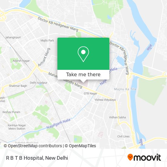 R B T B Hospital map