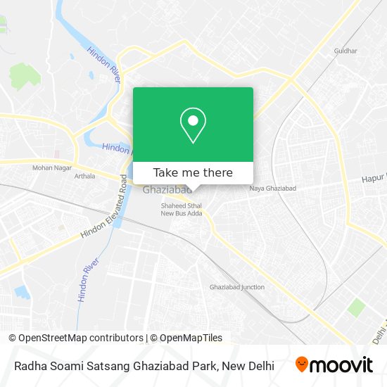 Radha Soami Satsang Ghaziabad Park map