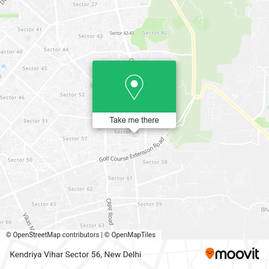 Kendriya Vihar Sector 56 map