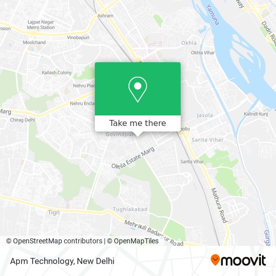 How to get to Apm Technology in Delhi by Bus Metro or Train