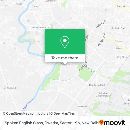 Spoken English Class, Dwarka, Sector-19b map