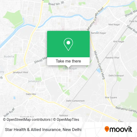 Star Health & Allied Insurance map