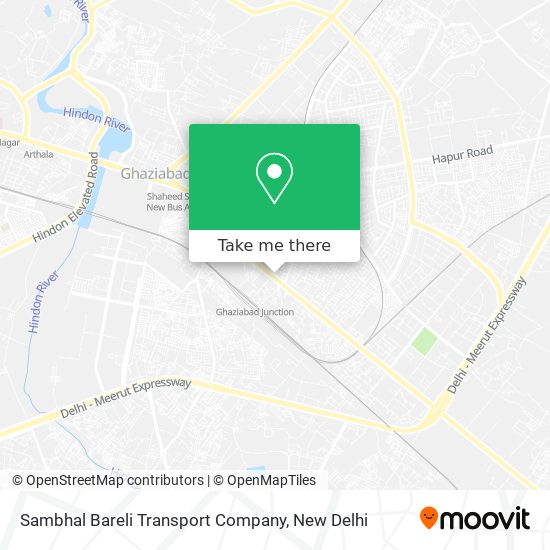 Sambhal Bareli Transport Company map
