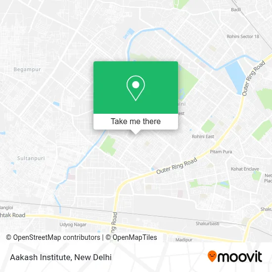 Aakash Institute map