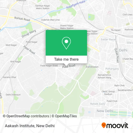 Aakash Institute map