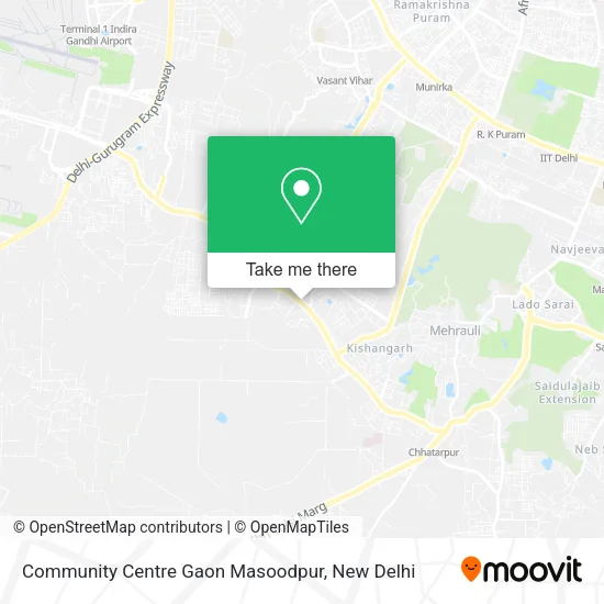 Community Centre Gaon Masoodpur map