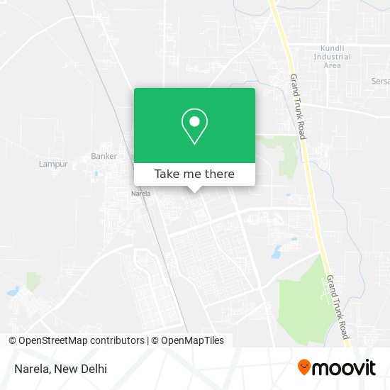 Narela map