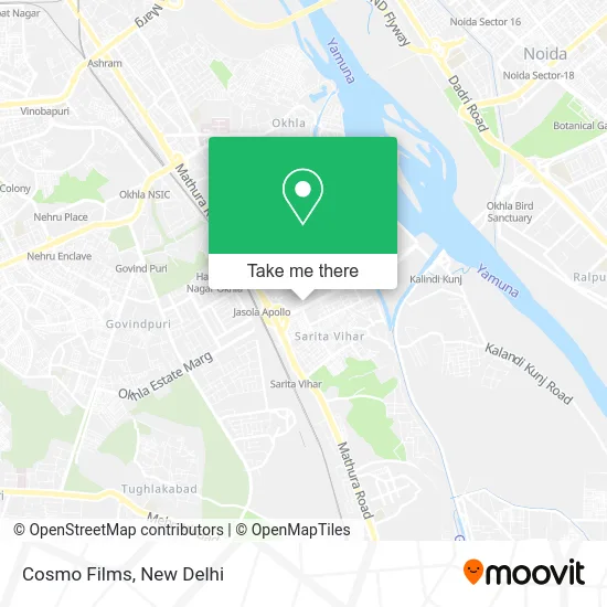 Cosmo Films map