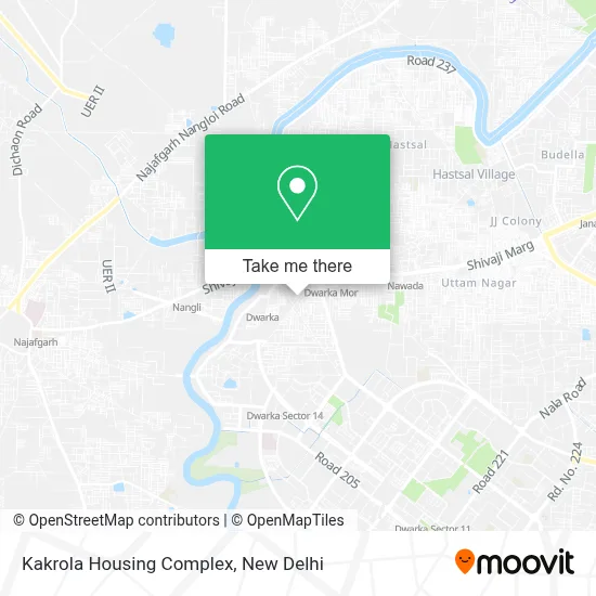 Kakrola Housing Complex map