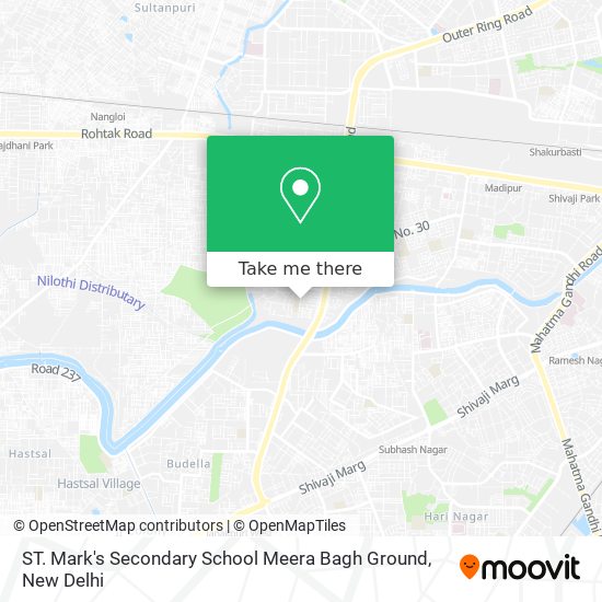 ST. Mark's Secondary School Meera Bagh Ground map