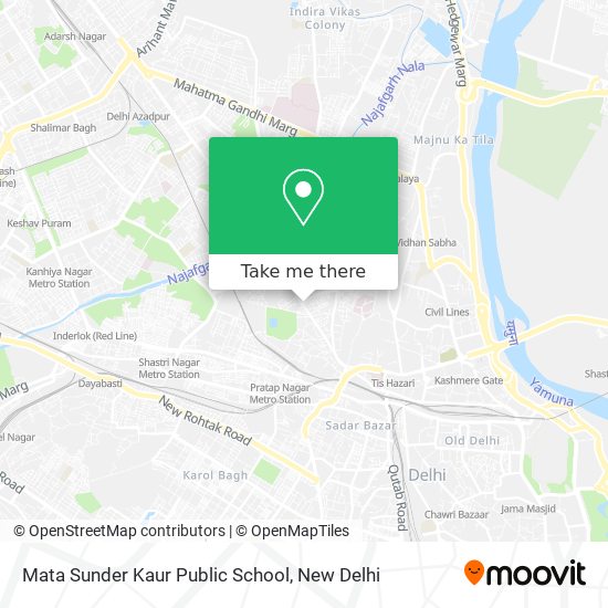 Mata Sunder Kaur Public School map