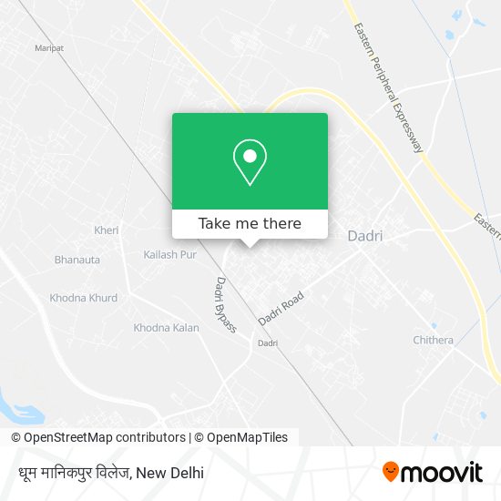 धूम मानिकपुर विलेज map