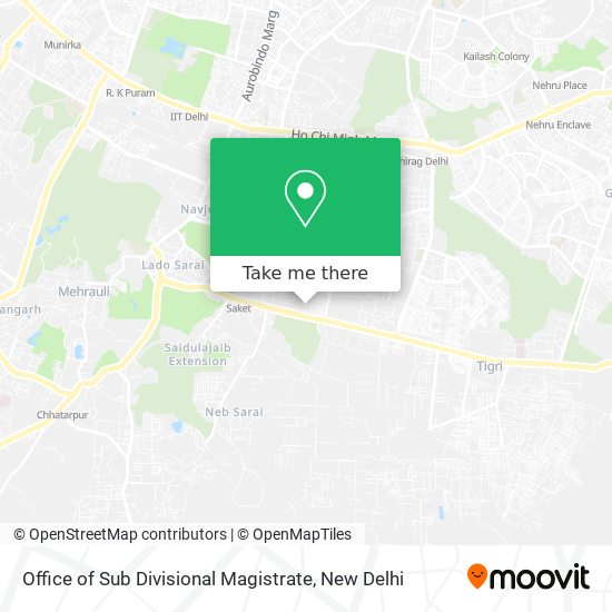 Office of Sub Divisional Magistrate map