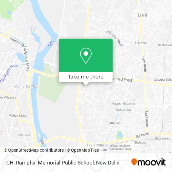 CH. Ramphal Memorial Public School map