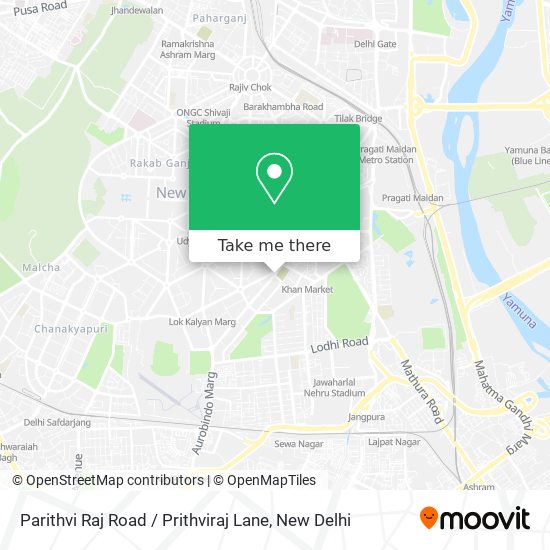 Parithvi Raj Road / Prithviraj Lane map