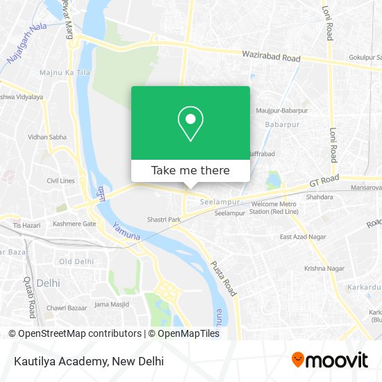 Kautilya Academy map