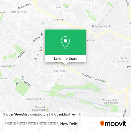 श्री राम चौक मार्केट-पालम कॉलोनी map