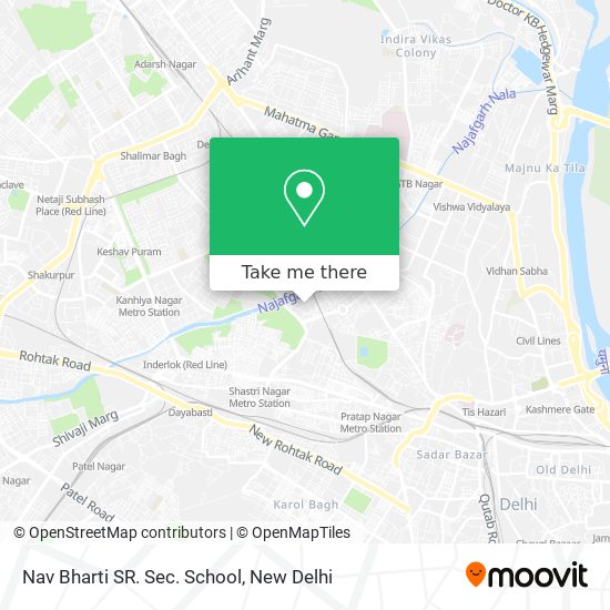 Nav Bharti SR. Sec. School map