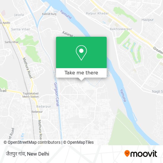 जैतपुर गांव map