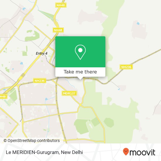 Le MERIDIEN-Gurugram map