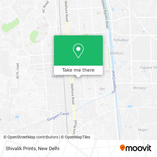 Shivalik Prints map