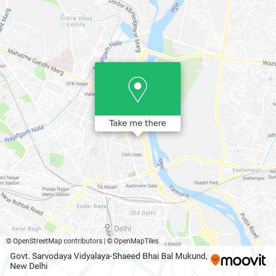 Govt. Sarvodaya Vidyalaya-Shaeed Bhai Bal Mukund map