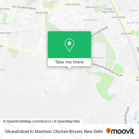 Sikandrabad Ki Mashoor Chicken Biryani map