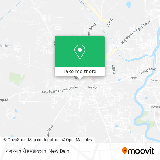 नजफगढ़ रोड बहादुरगढ़ map
