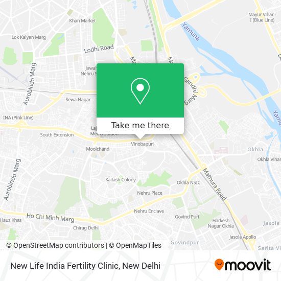 New Life India Fertility Clinic map