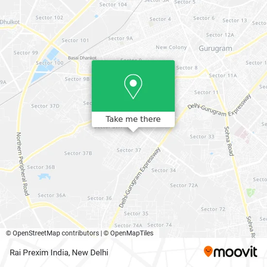 Rai Prexim India map