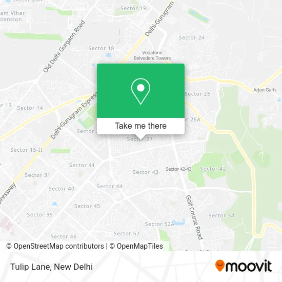 Tulip Lane map