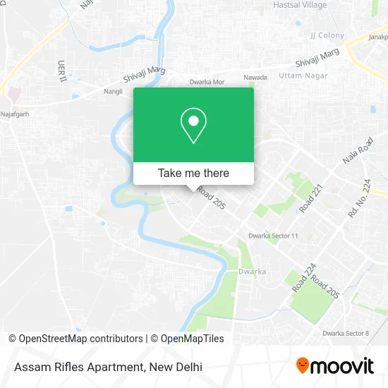 Assam Rifles Apartment map