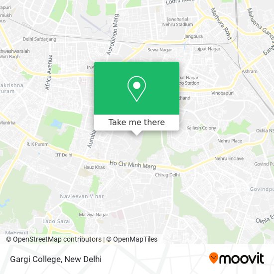 Gargi College map