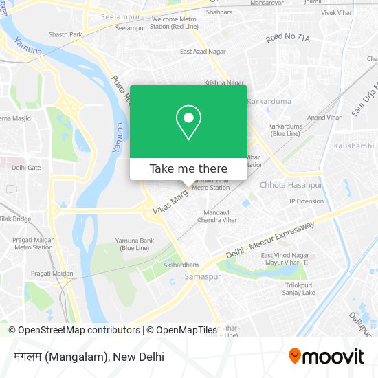 मंगलम (Mangalam) map