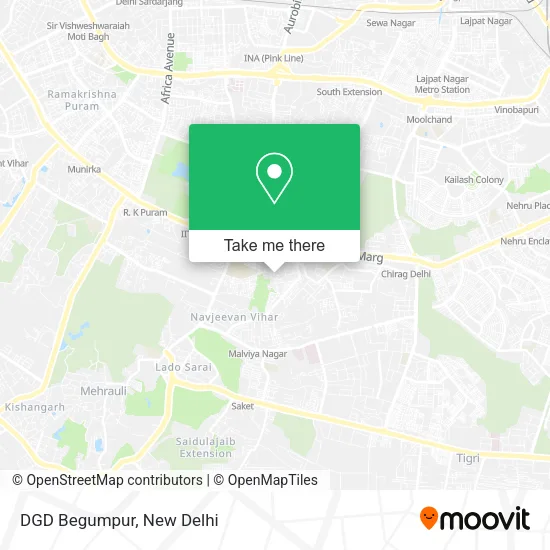 DGD Begumpur map