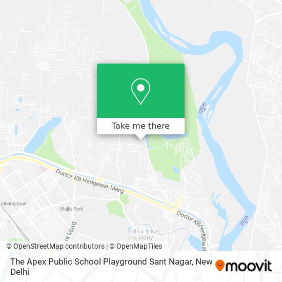 The Apex Public School Playground Sant Nagar map