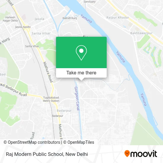 Raj Modern Public School map