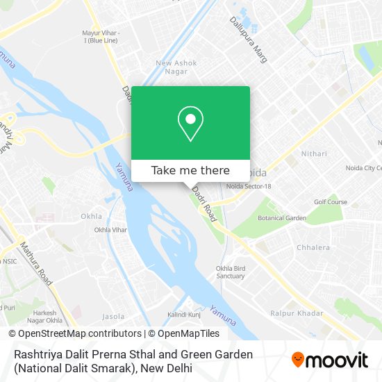 Rashtriya Dalit Prerna Sthal and Green Garden (National Dalit Smarak) map