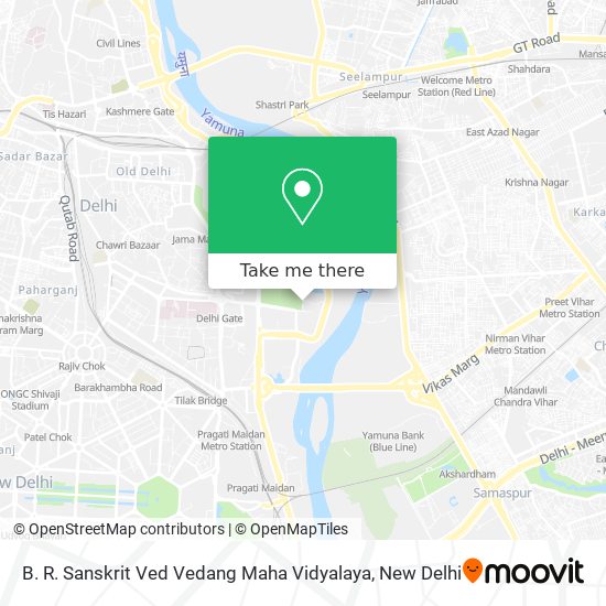 B. R. Sanskrit Ved Vedang Maha Vidyalaya map