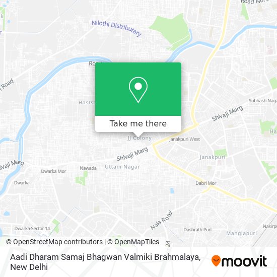 Aadi Dharam Samaj Bhagwan Valmiki Brahmalaya map