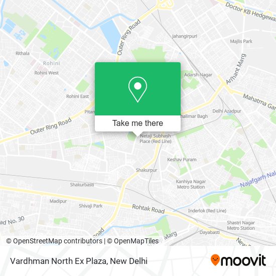 Vardhman North Ex Plaza map