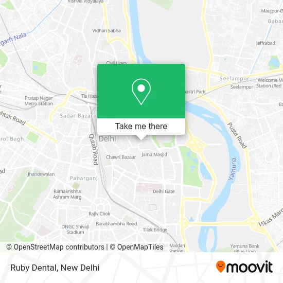 Ruby Dental map