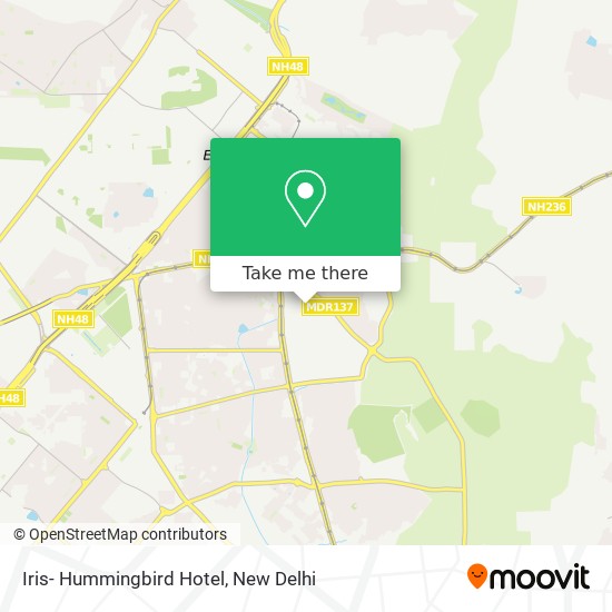 Iris- Hummingbird Hotel map