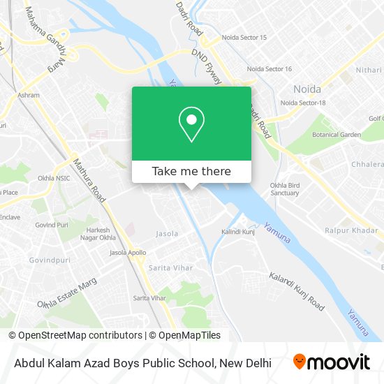 Abdul Kalam Azad Boys Public School map