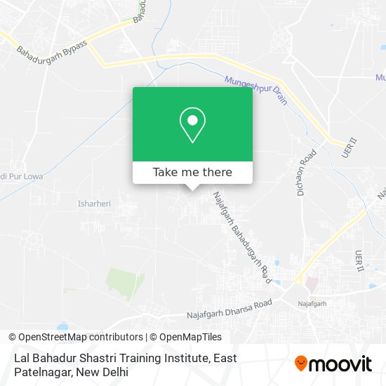 Lal Bahadur Shastri Training Institute, East Patelnagar map